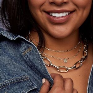 Kendra Scott Beckett Silver-Plated Statement Necklace